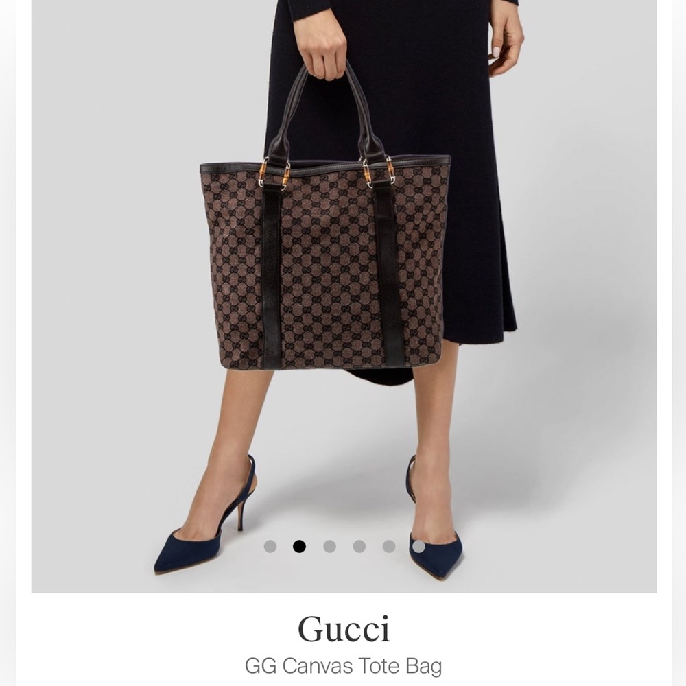 Gucci Canvas Tote - Picture 2 of 12